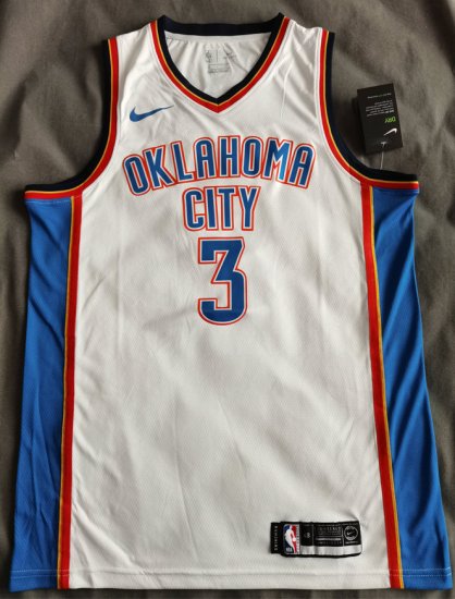 NBA 3 Giddey OKC Thunder 19-20 Maillot bleu